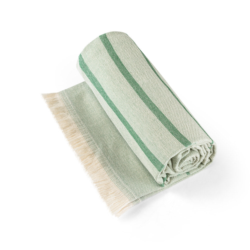 Caplan. Multifunctional Towel Made Of Light And Resistant Cotton (90%) And Recycled Cotton (10%)