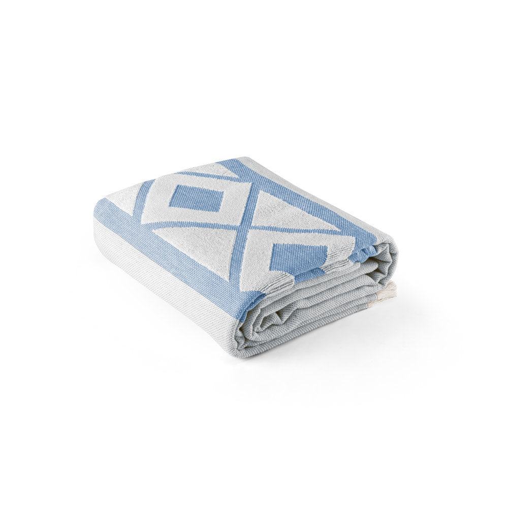 Malek. Multifunctional Bath Towel (350G/M²) Made Of Light And Resistant Cotton (85%) And Recycled Cotton (15%)