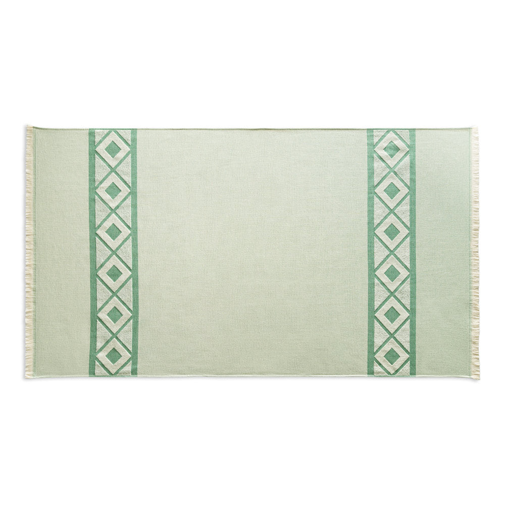 Malek. Multifunctional Bath Towel (350G/M²) Made Of Light And Resistant Cotton (85%) And Recycled Cotton (15%)