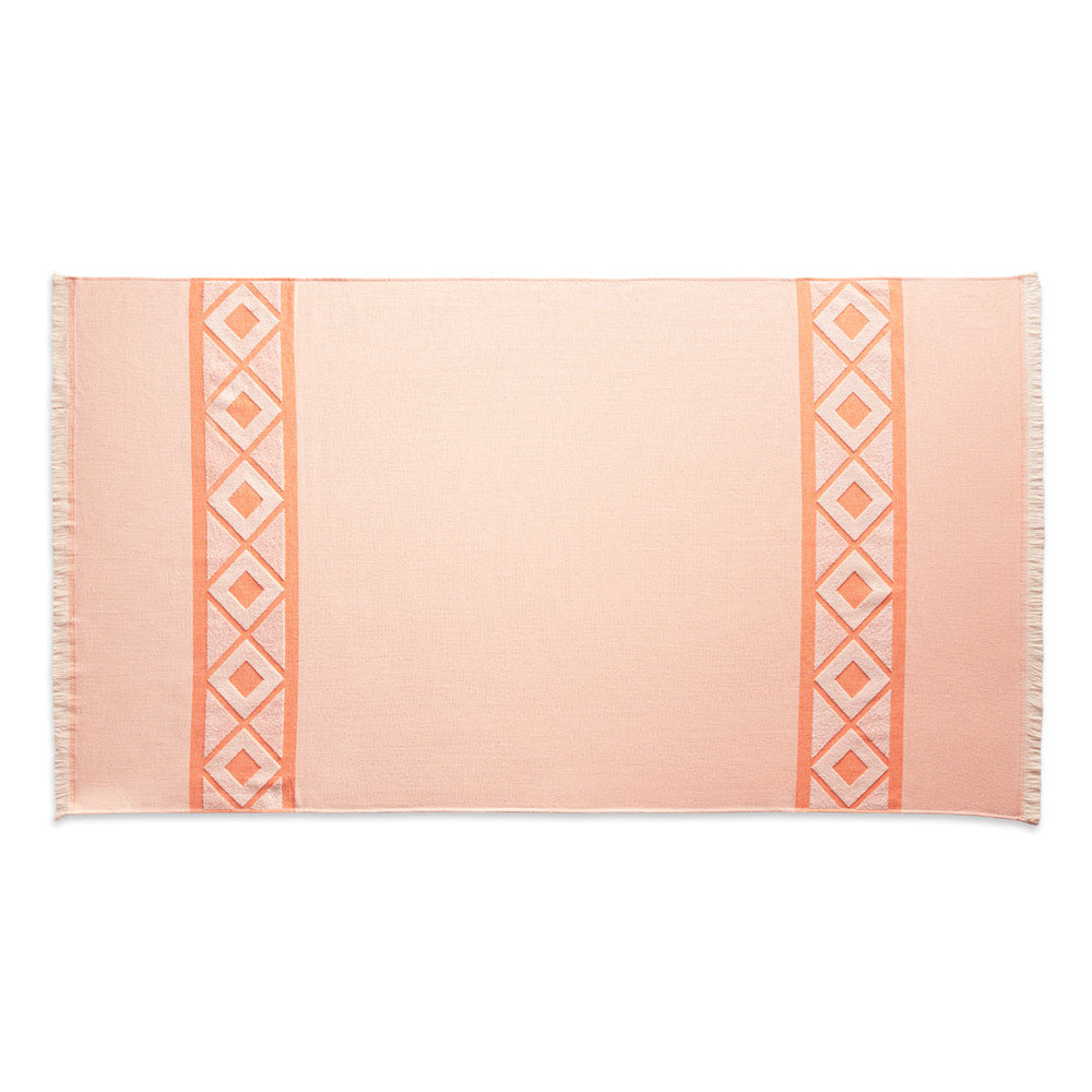 Malek. Multifunctional Bath Towel (350G/M²) Made Of Light And Resistant Cotton (85%) And Recycled Cotton (15%)