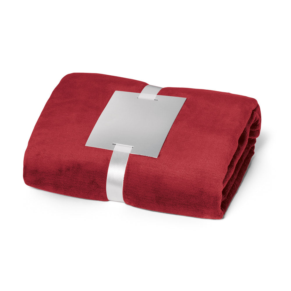 Dyleaf. (240 G/M²) Fleece Blanket With Ribbon Wrap And Personalisation Card
