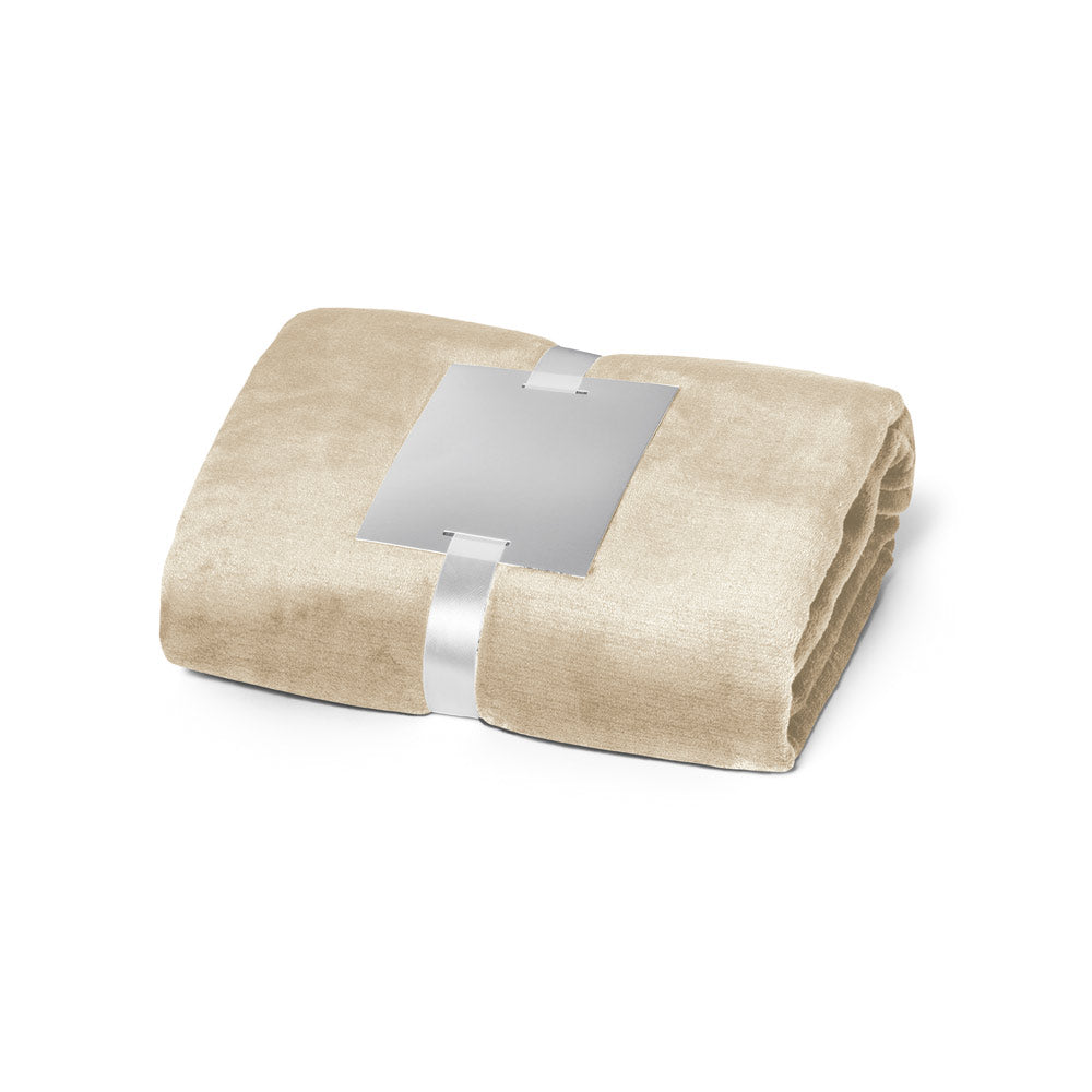 Dyleaf. (240 G/M²) Fleece Blanket With Ribbon Wrap And Personalisation Card