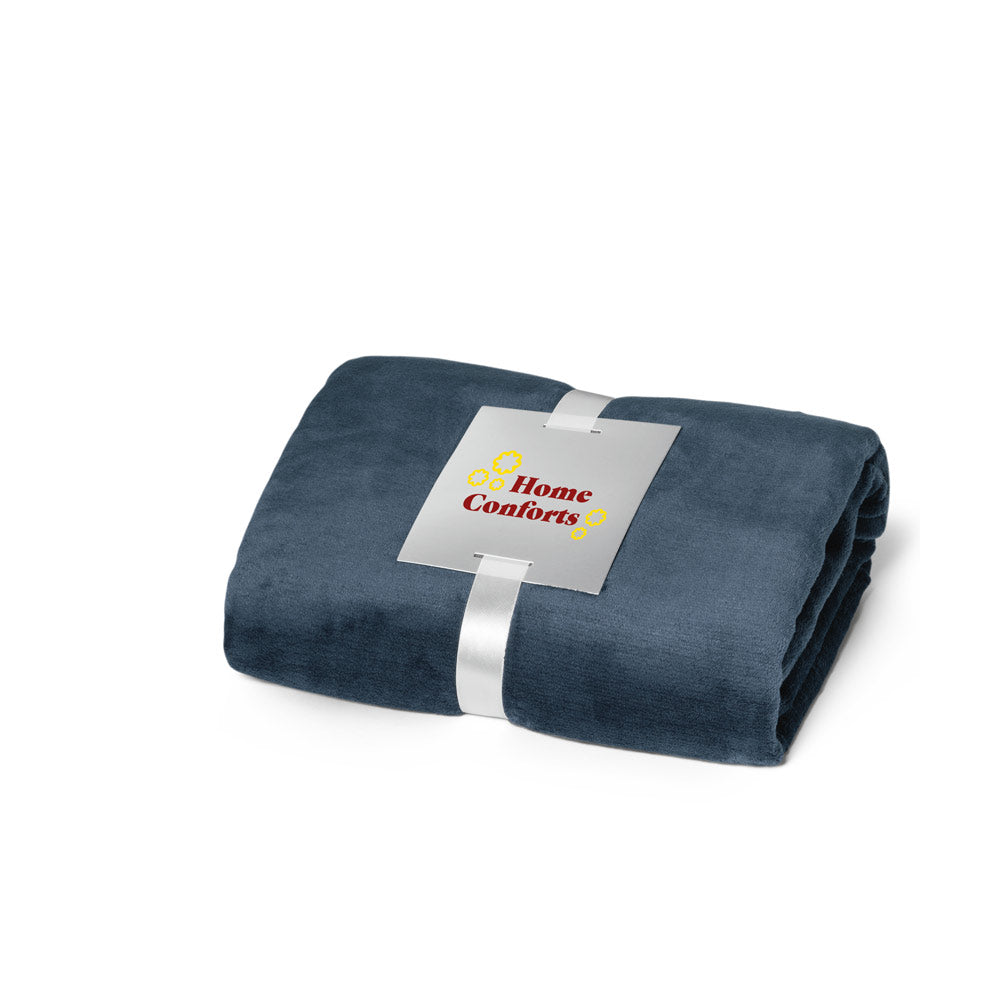 Dyleaf. (240 G/M²) Fleece Blanket With Ribbon Wrap And Personalisation Card