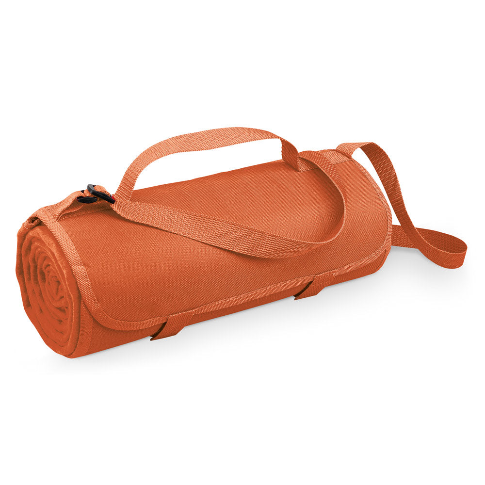 Fleece. Fleece Blanket With Handle And Strap (160 G/M²)