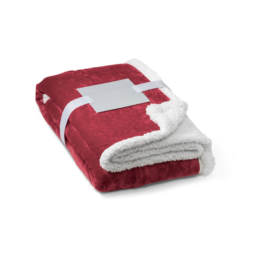 Heiden. Reversible Fleece Blanket (190 G/M²) With Satin Ribbon And Personalised Card