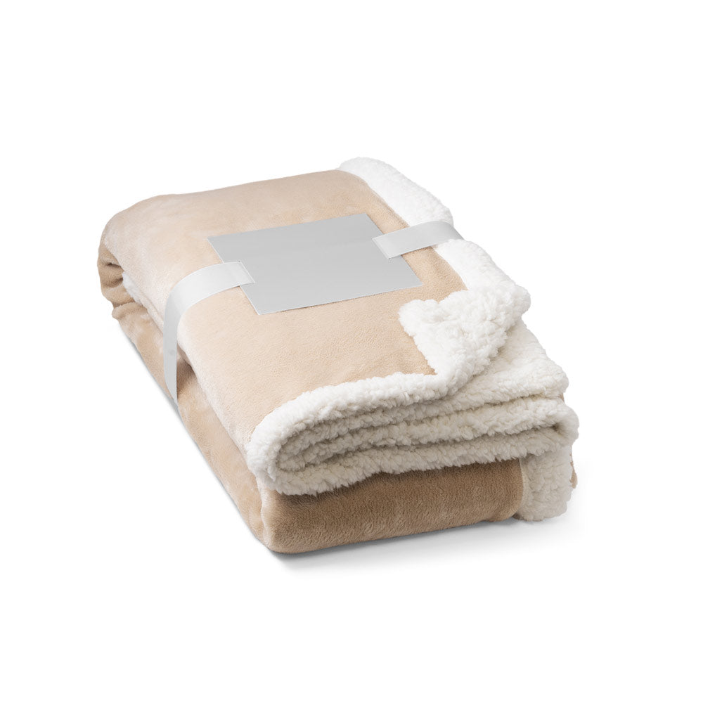 Heiden. Reversible Fleece Blanket (190 G/M²) With Satin Ribbon And Personalised Card
