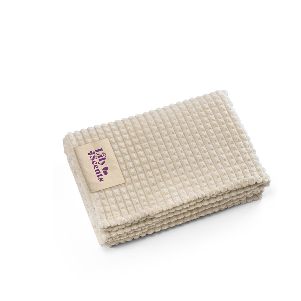 Celine. Blanket In Recycled Polyester (100% Rpet) With A Stitched Detail For Personalisation