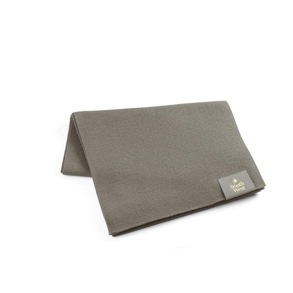 Serenity. Scarf In Recycled Polyester (100% Rpet) With A Stitched Detail For Personalisation