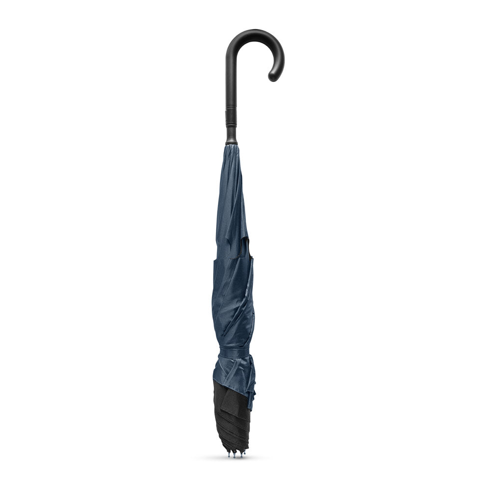 Angela. 190T Pongee Reversible Folding Umbrella