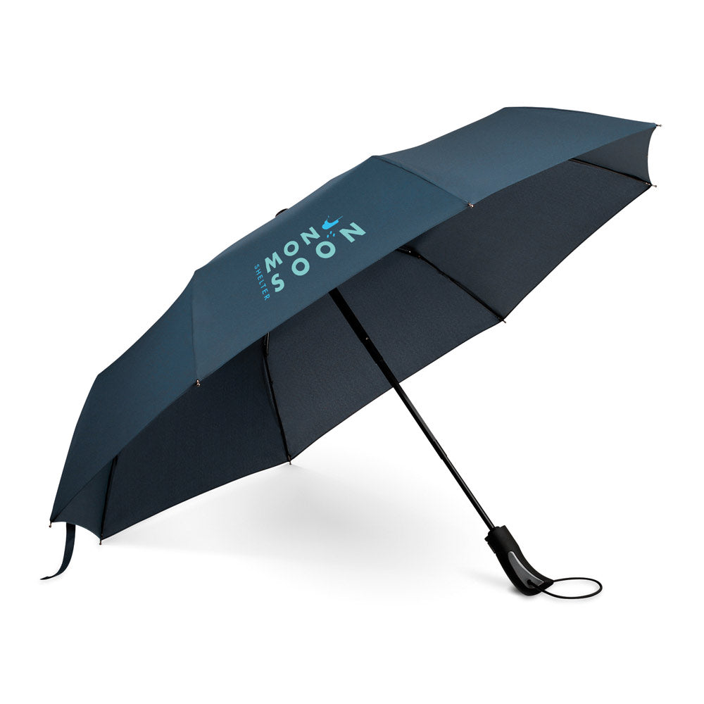 Campanela. 190T Compact Pongee Umbrella With Automatic Opening And Closing