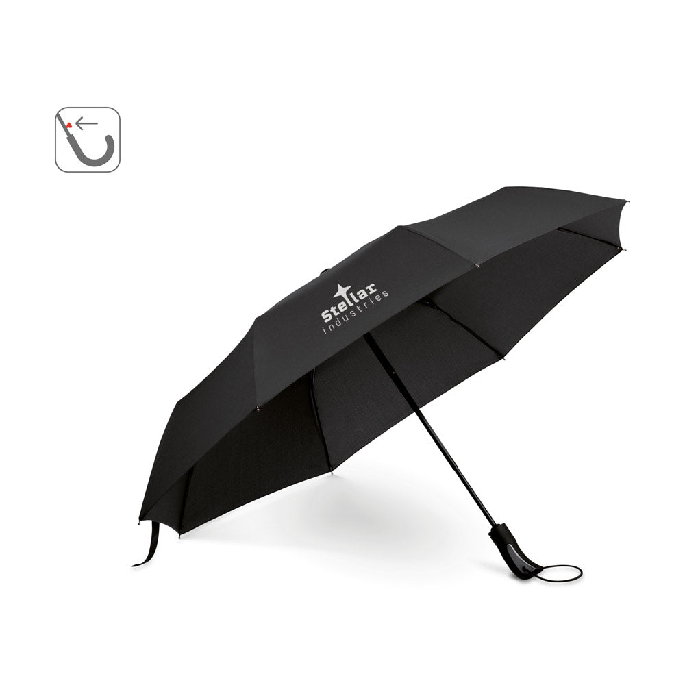 Campanela. 190T Compact Pongee Umbrella With Automatic Opening And Closing