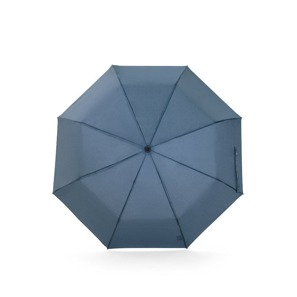 Aiden. 21" Umbrella In Recycled Polyester (100% Rpet) Pongee 190T, Foldable In 3 Sections