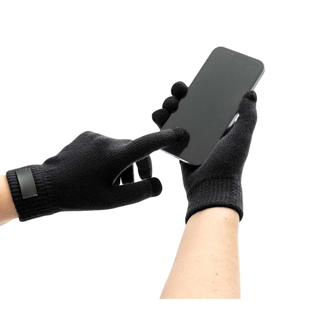 Burrow. Gloves Made From Recycled Polyester (100% Rpet), With Touch Tips