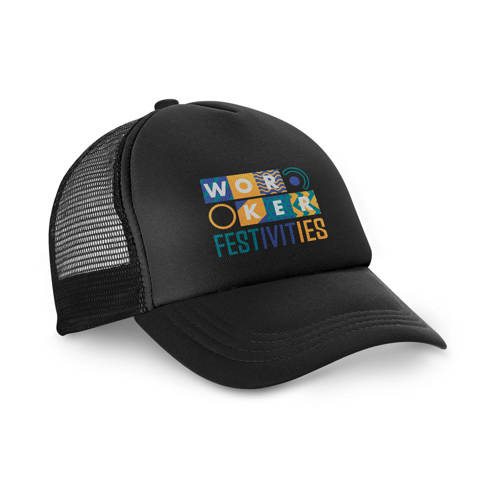 Nicola Bk. Polyester And Mesh Cap (150 G/M²)