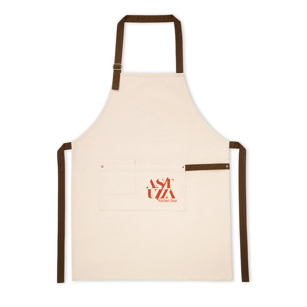 Holm. 100% Cotton Canvas Apron (320 G/M²) With Metal Details
