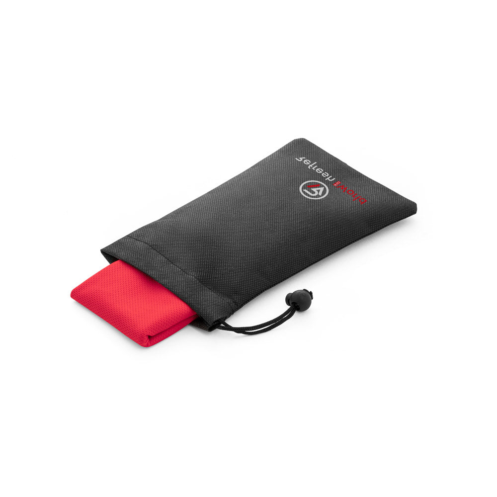 Bernal. Recycled Polyester (100% Rpet) Fitness Cooling Towel With Non-Woven Pouch