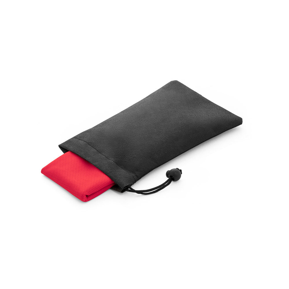 Bernal. Recycled Polyester (100% Rpet) Fitness Cooling Towel With Non-Woven Pouch