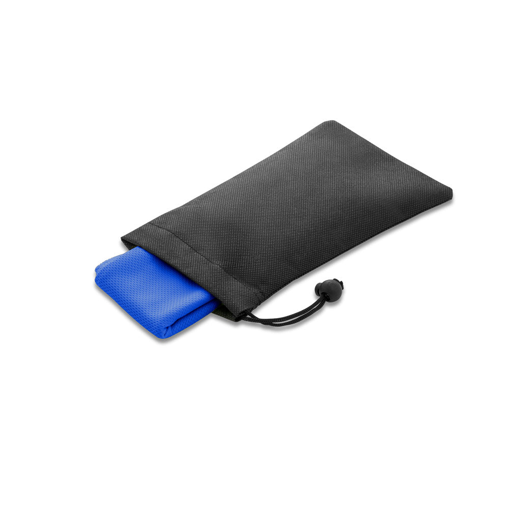 Bernal. Recycled Polyester (100% Rpet) Fitness Cooling Towel With Non-Woven Pouch