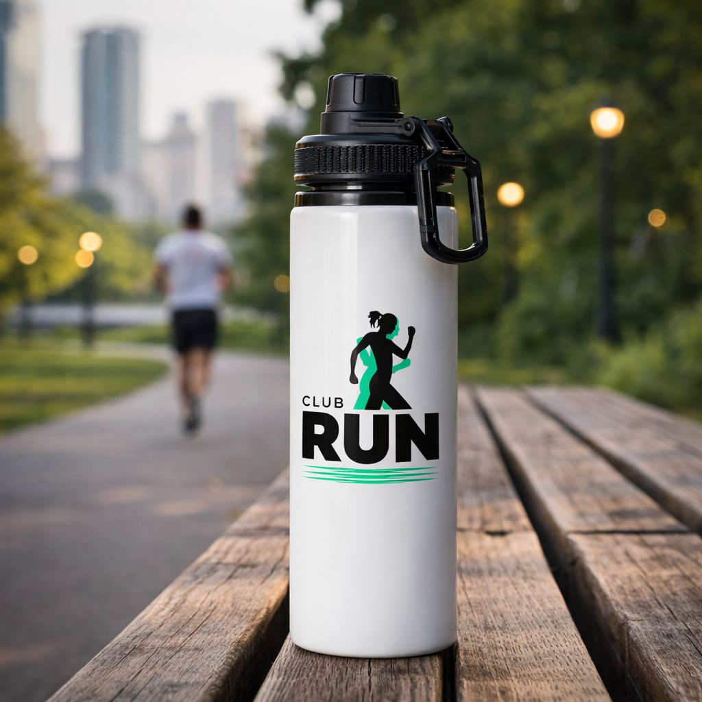 850ml Aluminium Proventurer Water Bottle with Coloured Lid