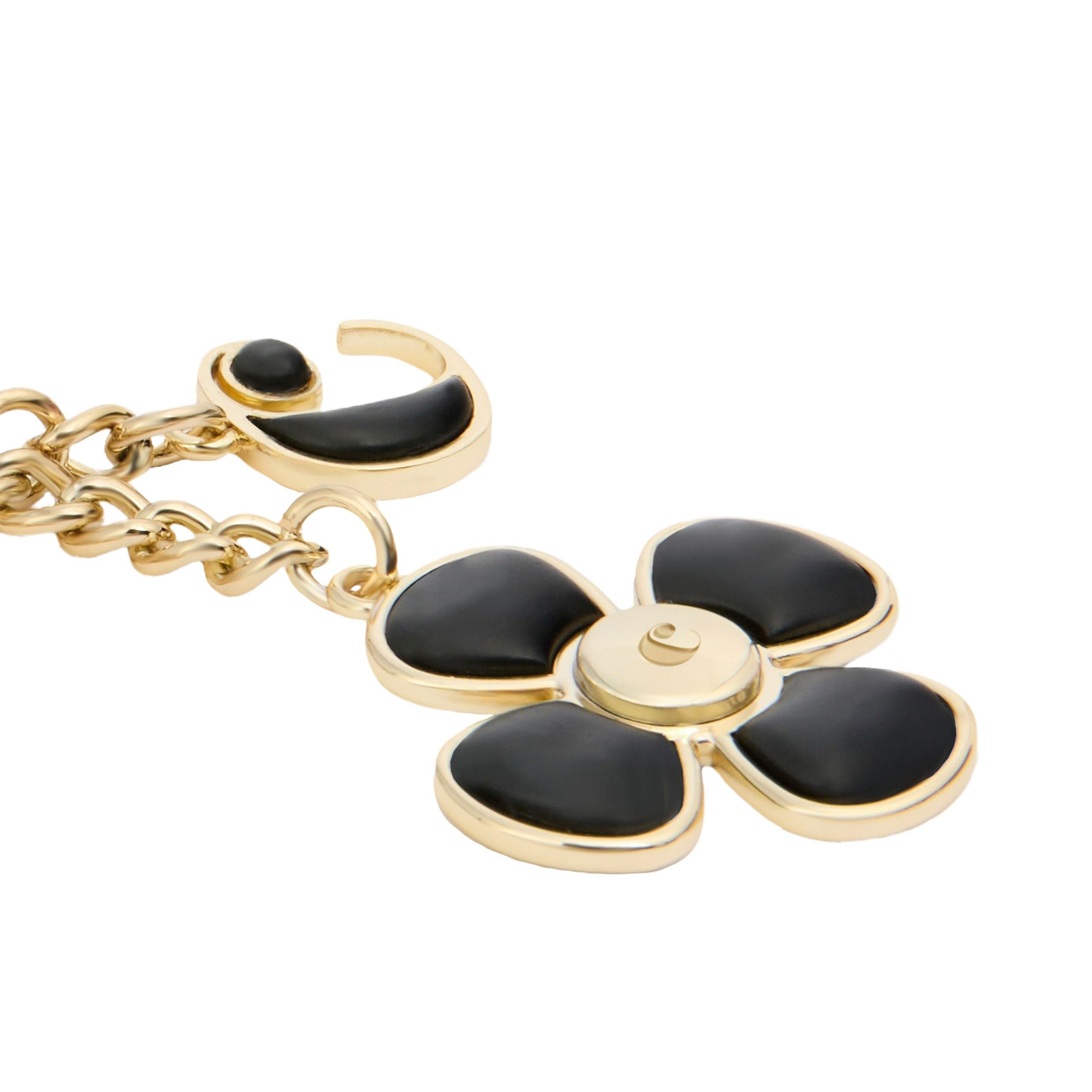 Key Ring Vivienne Black