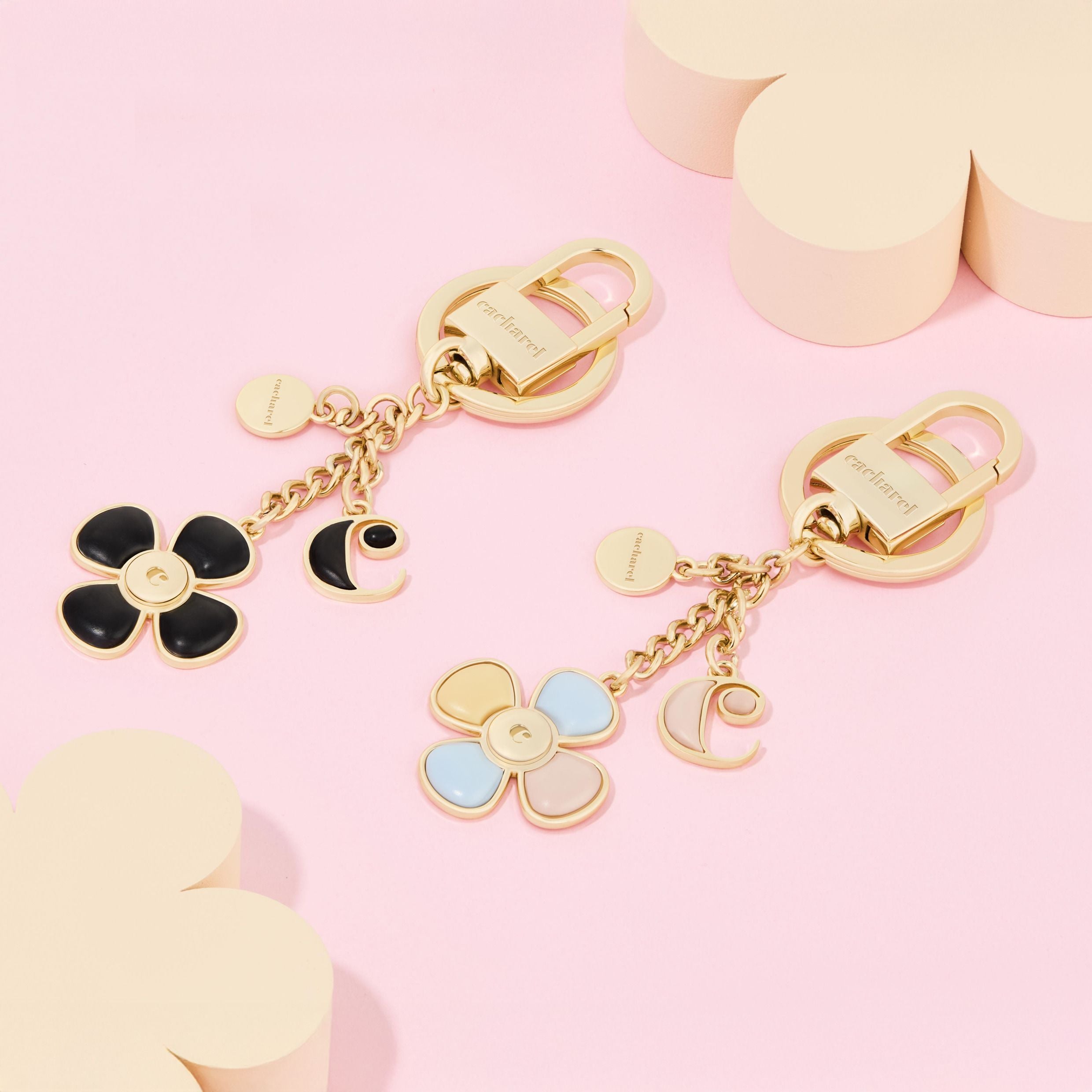Key Ring Vivienne Black