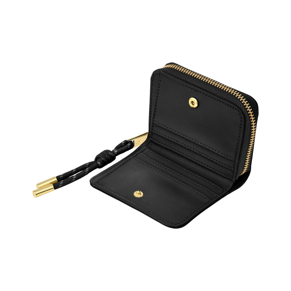 Card Wallet With Flap Philomène Black
