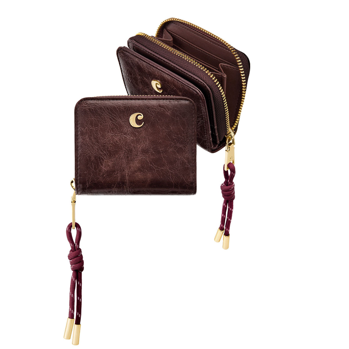 Card Wallet With Flap Philomène Black