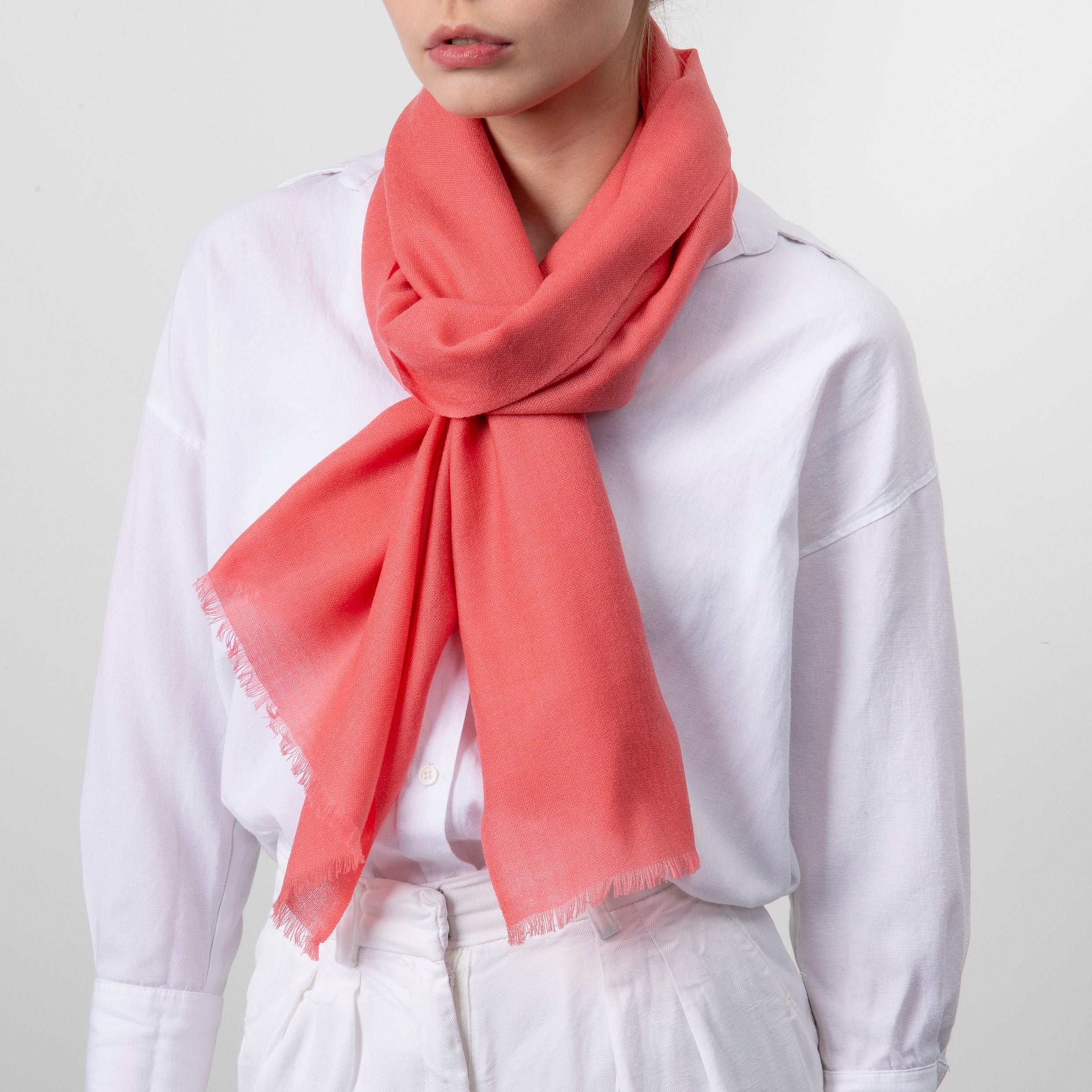 Long Scraf Faustine Corail