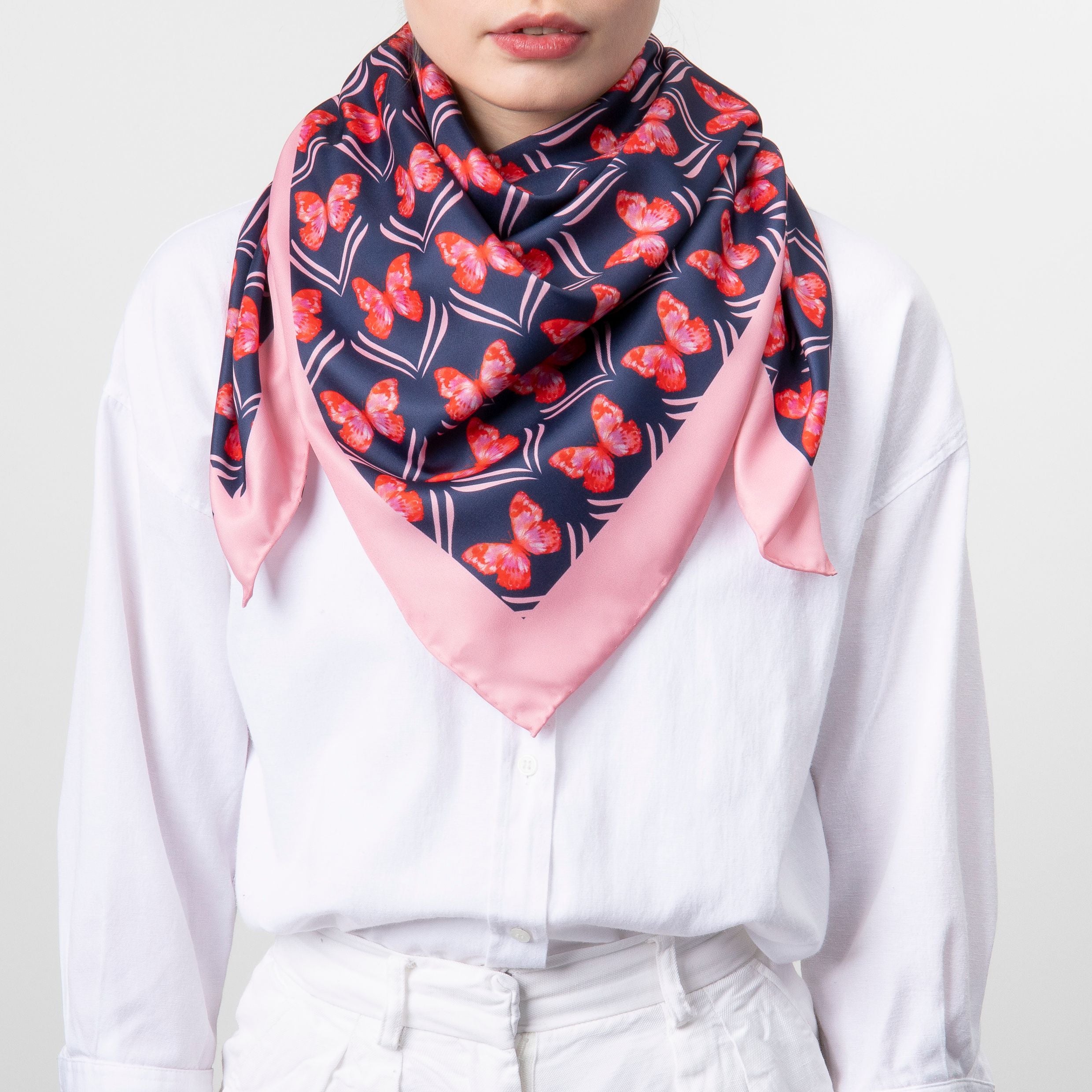 Scarf Pontia Navy