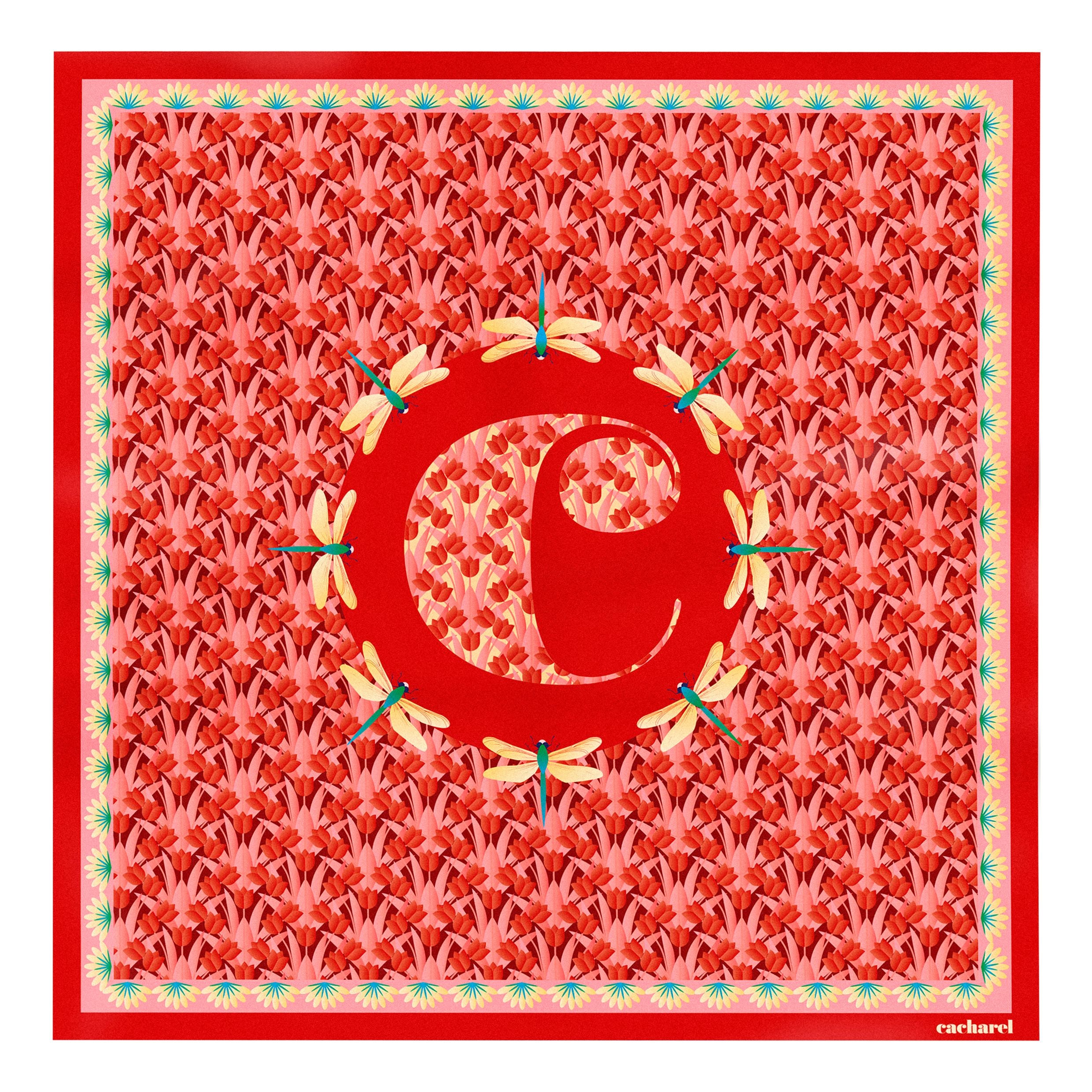 Scarf Albane Red