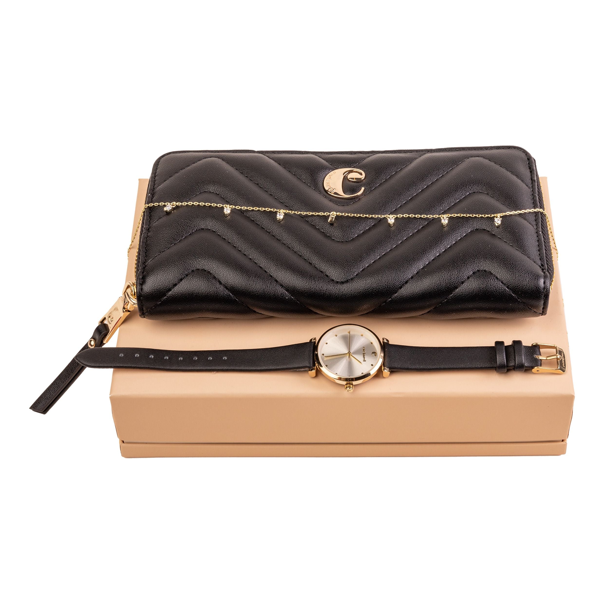 Set Odeon (Travel Purse, Watch & Necklace)
