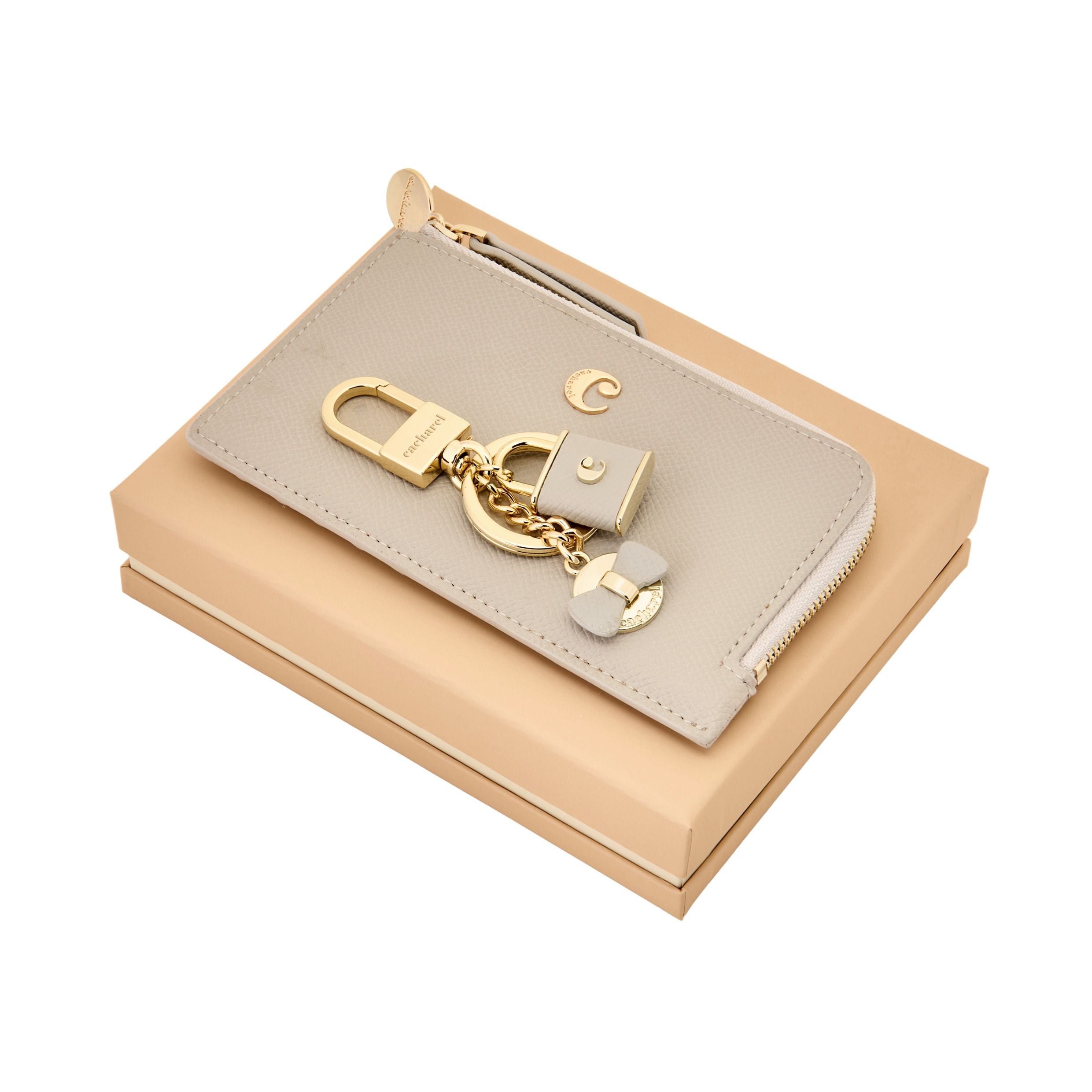 Set Séraphine Light Grey (Key Ring & Card Holder)