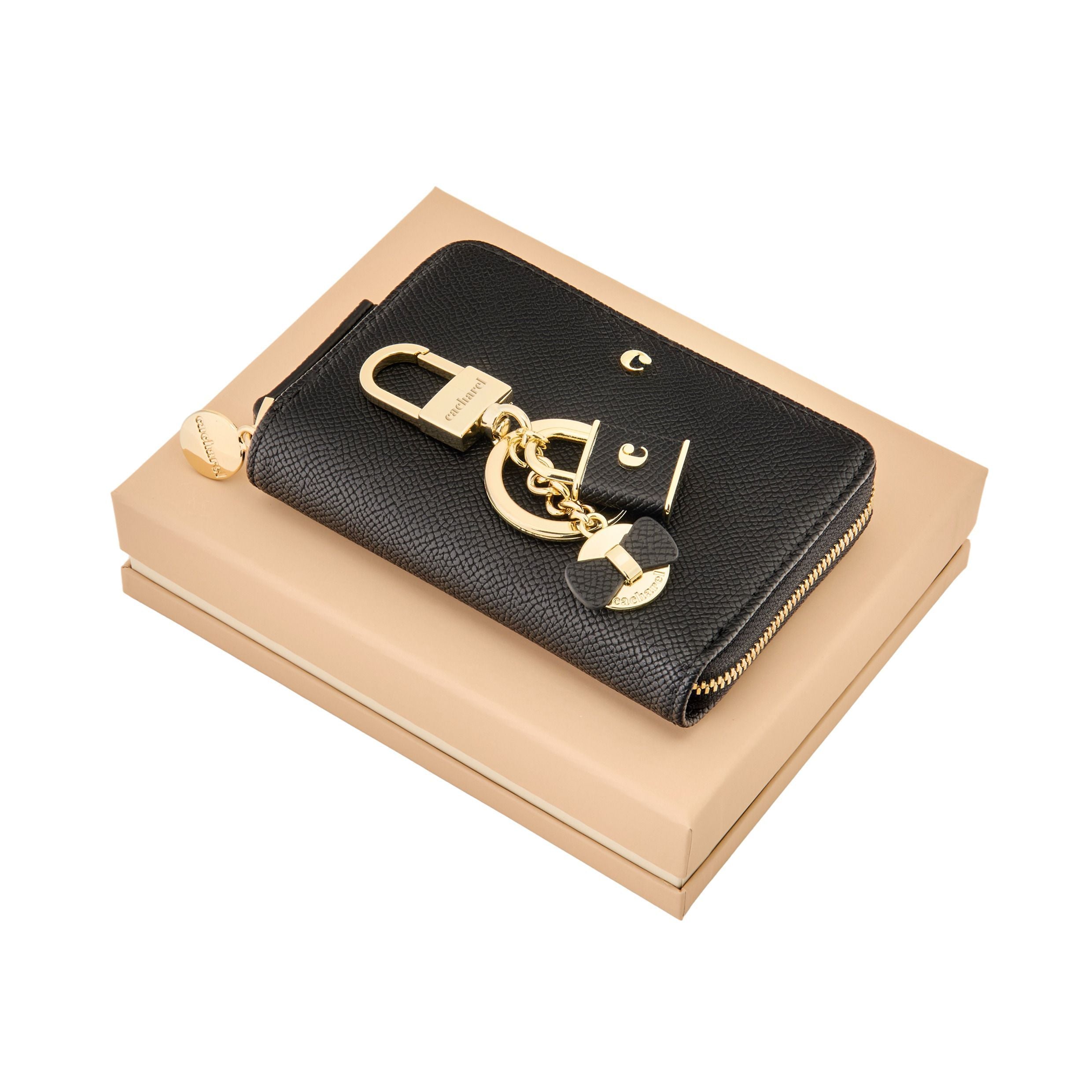 Set Séraphine Black (Key Ring & Zip Purse)