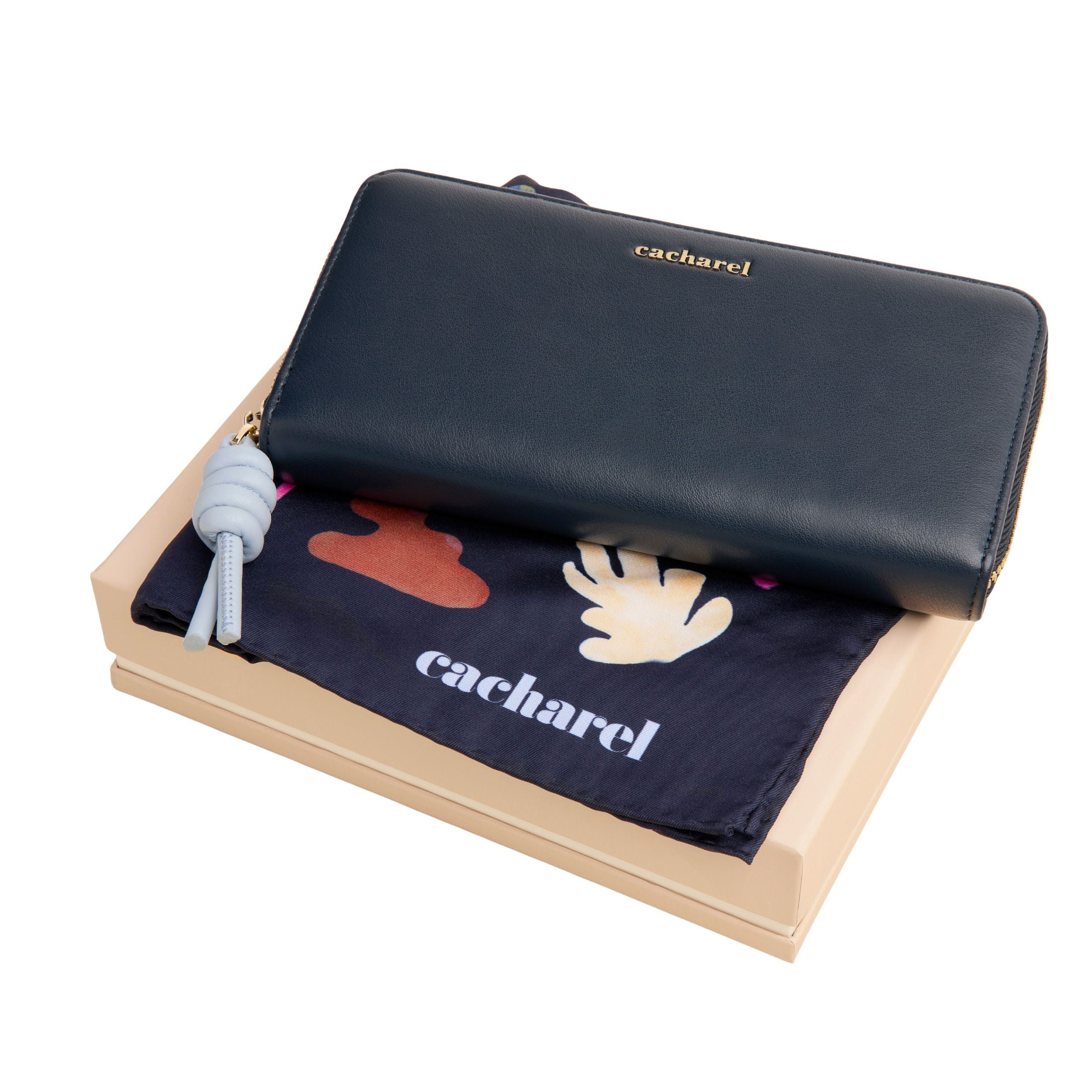 Set Apolline Navy (Travel Purse & Scarf)