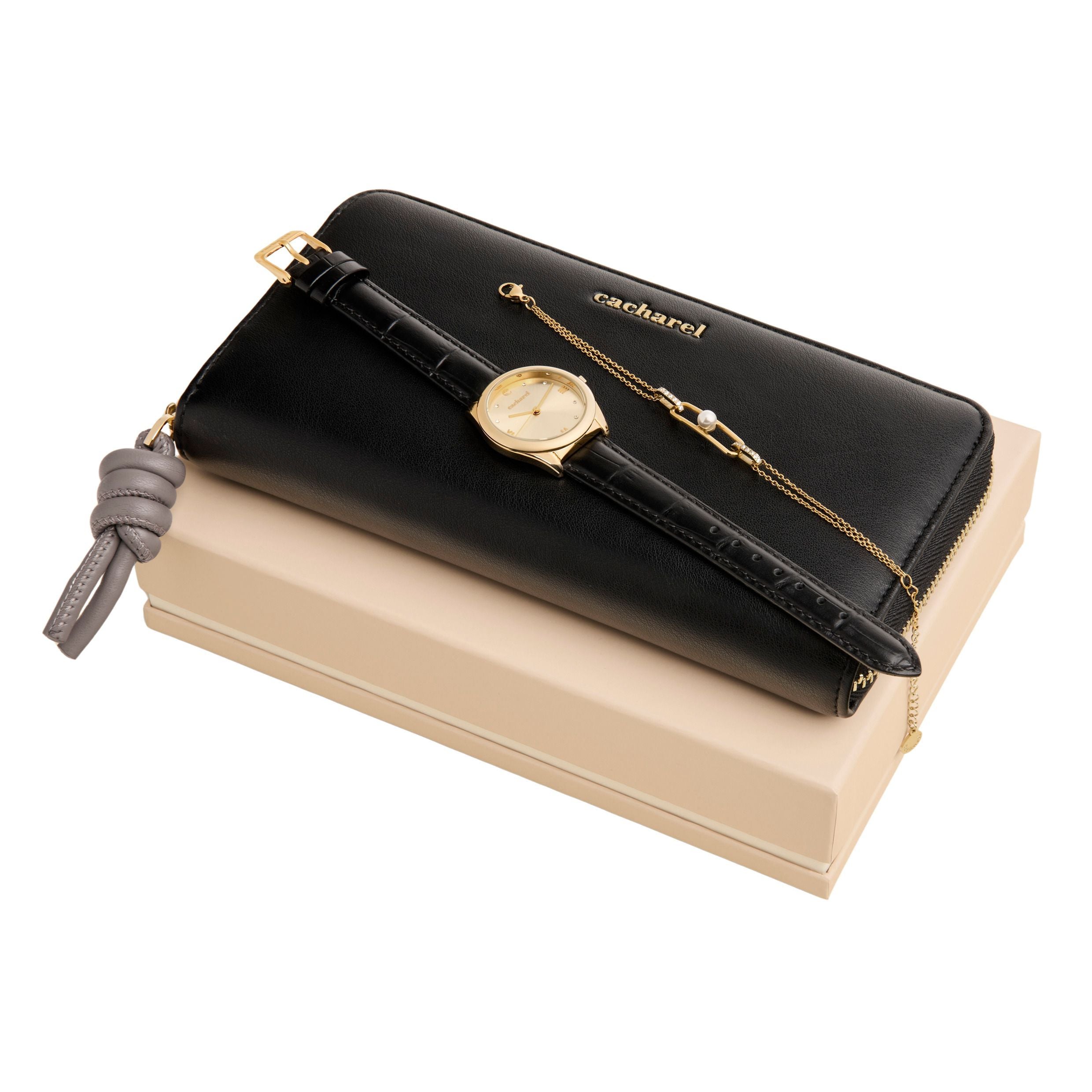 Set Cacharel (Travel Purse, Watch & Bracelet)