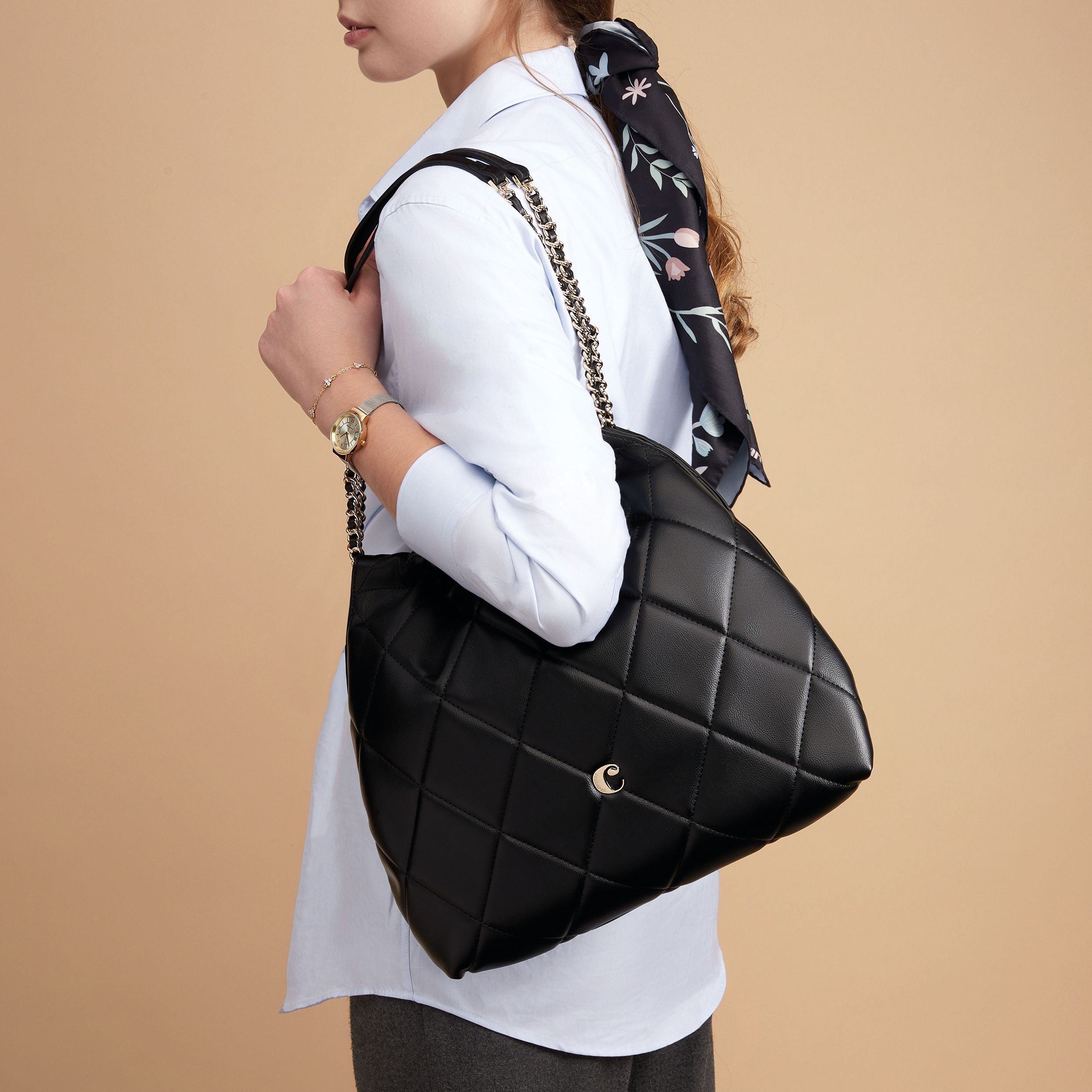 Lady Bag Ambre Black