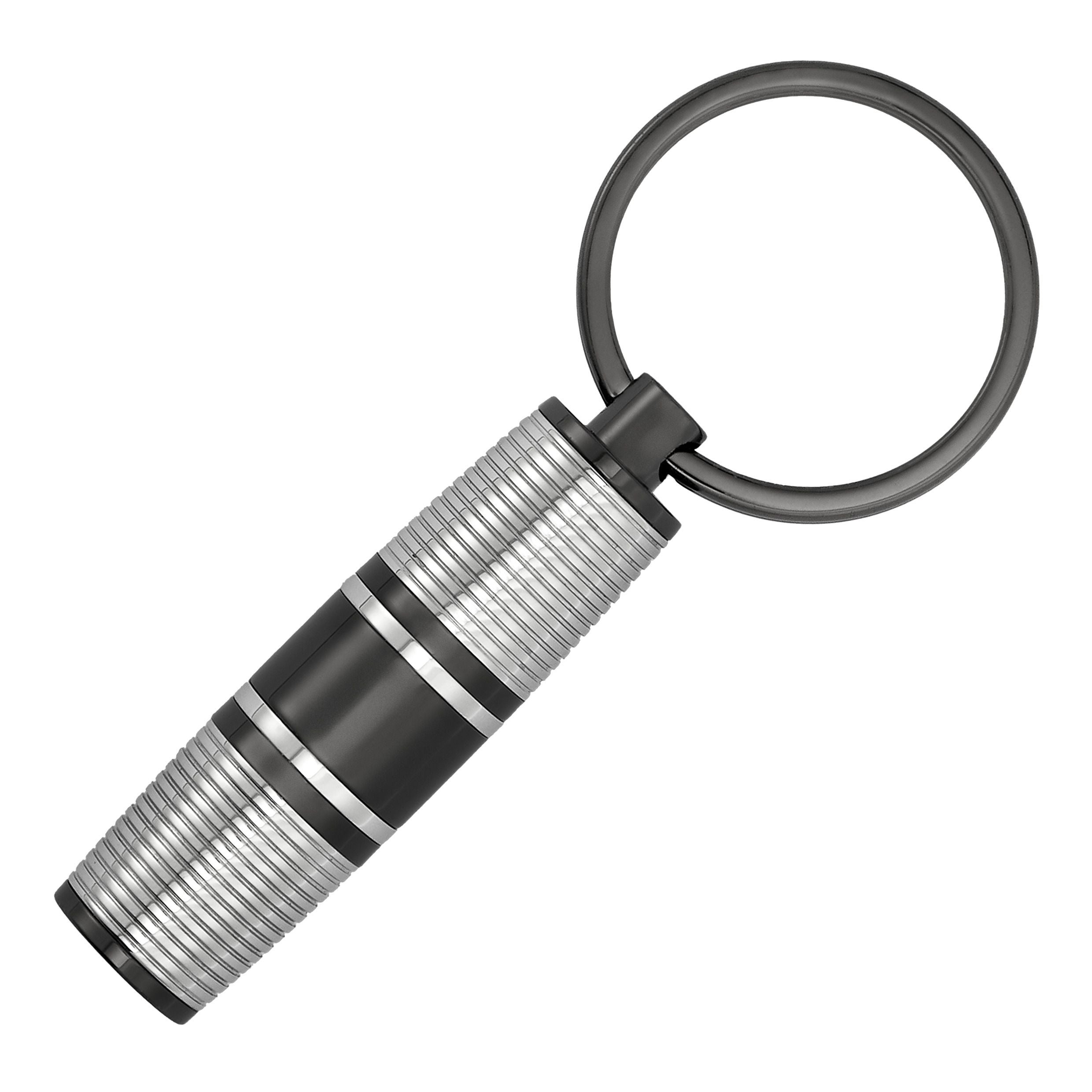 Key Ring Bold Stripe Black