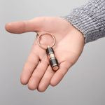 Key Ring Bold Stripe Black