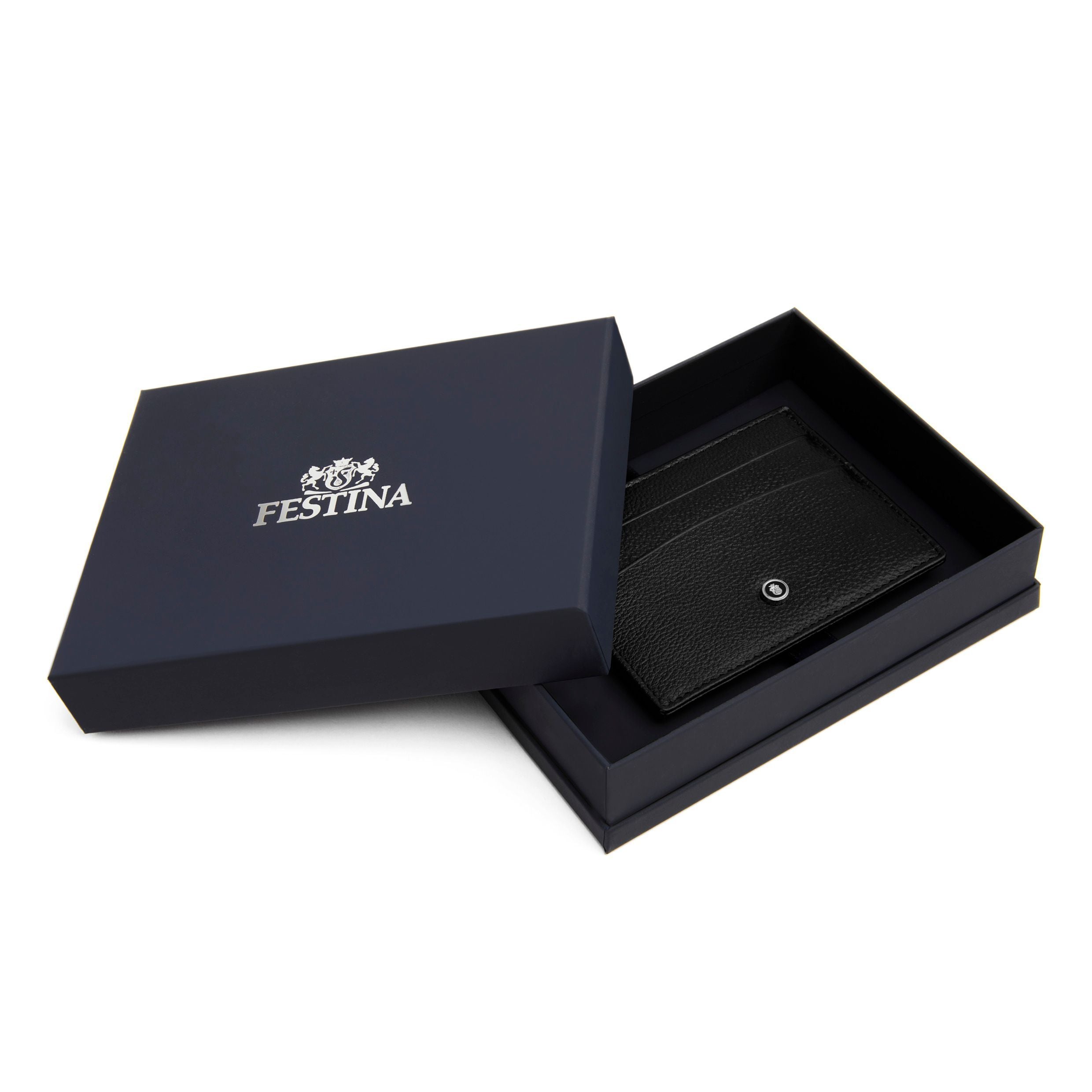 Card Holder Button Black