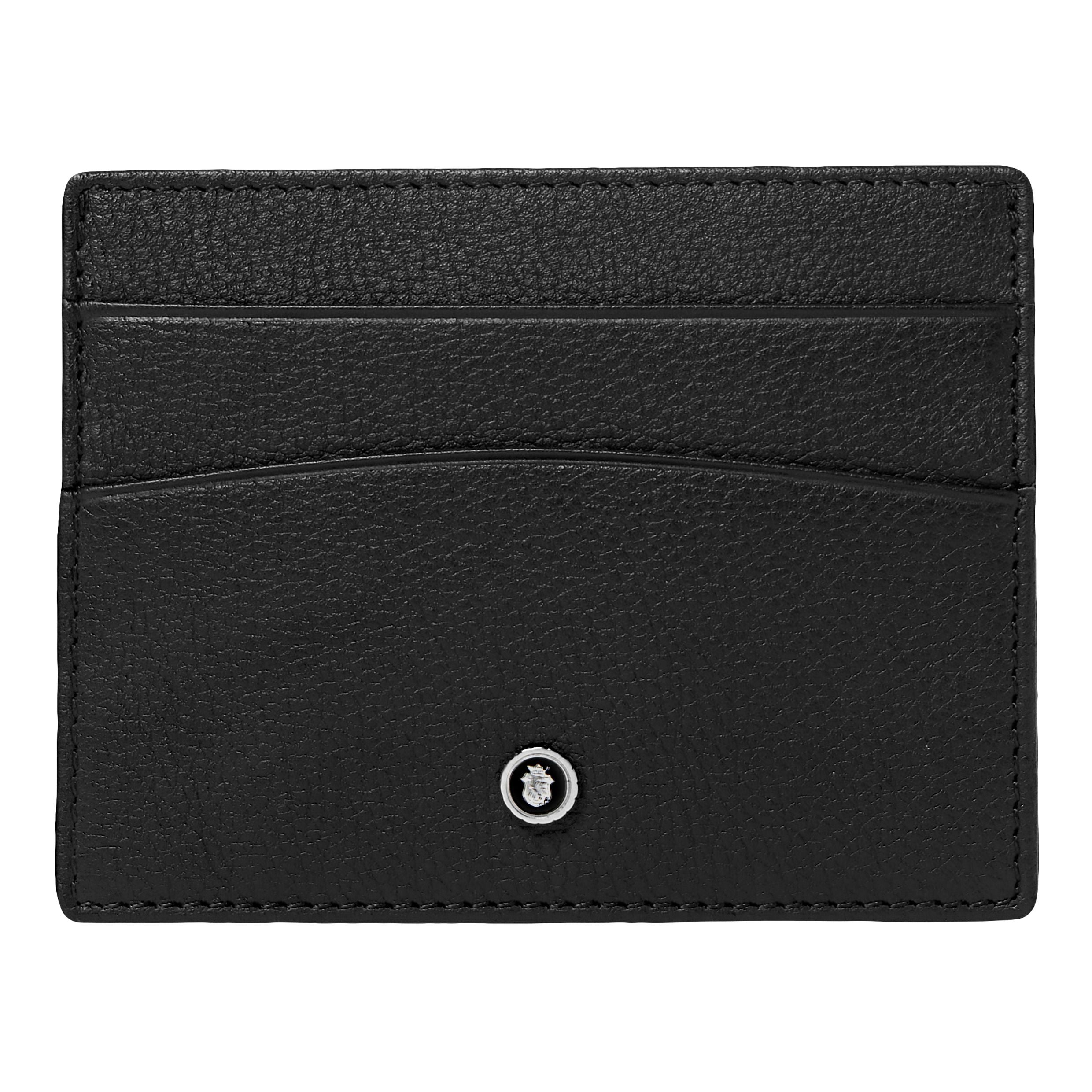 Card Holder Button Black