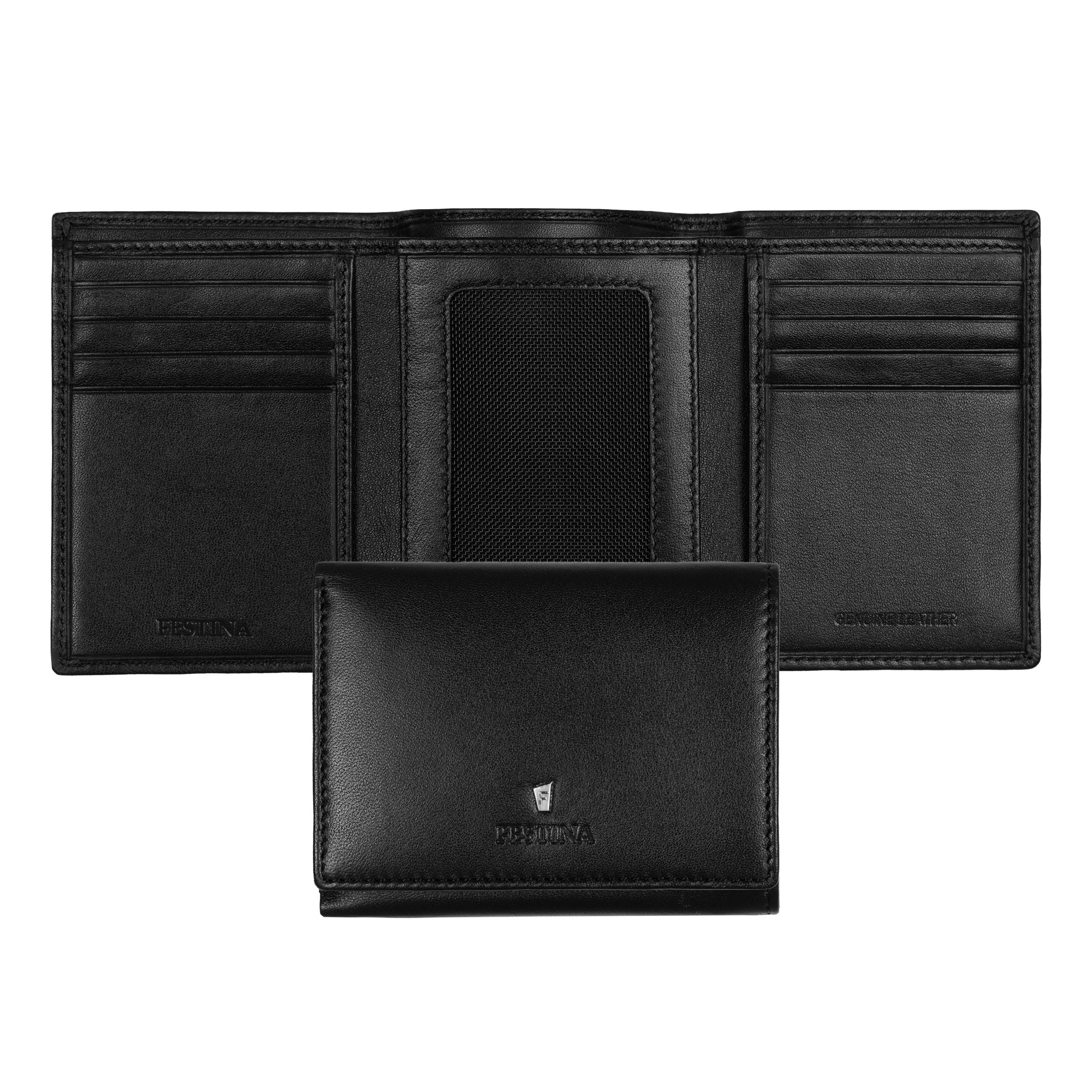 Card Holder Trifold Classicals Black