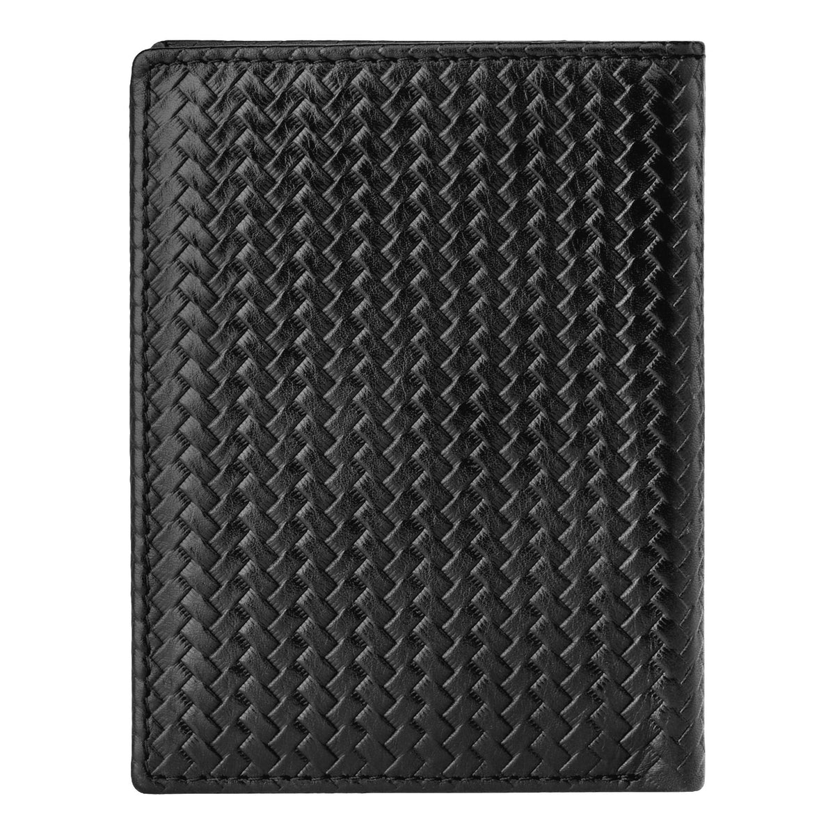 Folding Card Holder Interlace Black