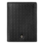 Folding Card Holder Interlace Black