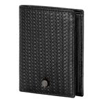 Folding Card Holder Interlace Black