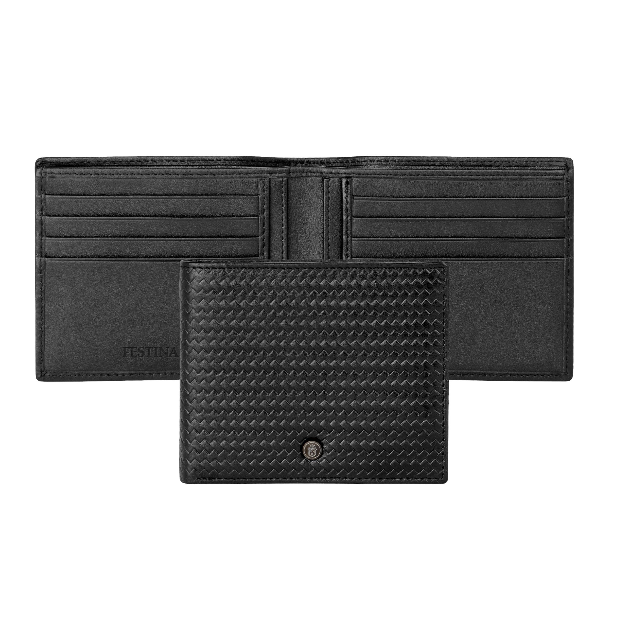 Card Wallet Interlace Black
