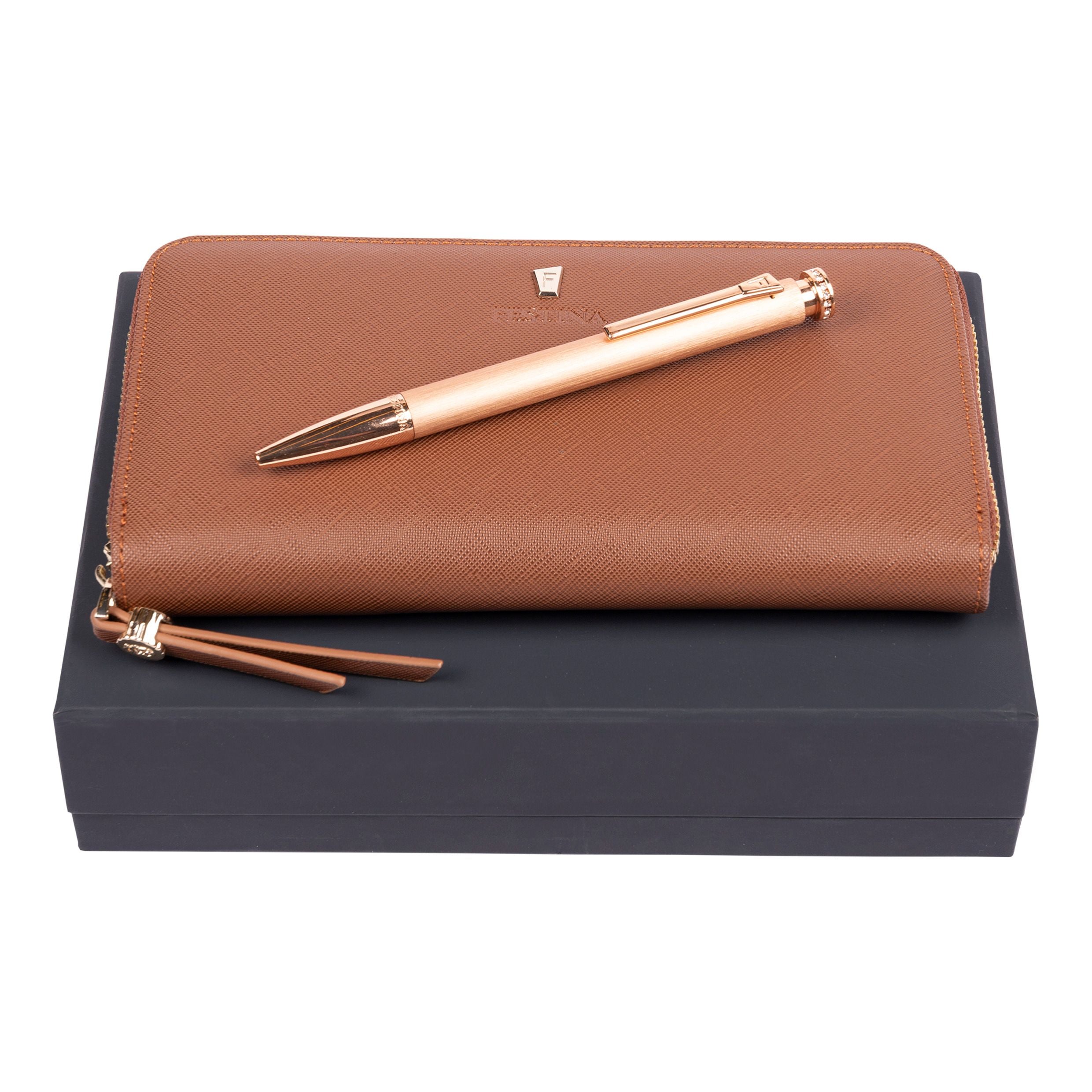 Set Mademoiselle Black (Ballpoint Pen & Travel Purse)