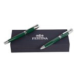 Set Classicals Chrome White (Ballpoint Pen & Fountain Pen)