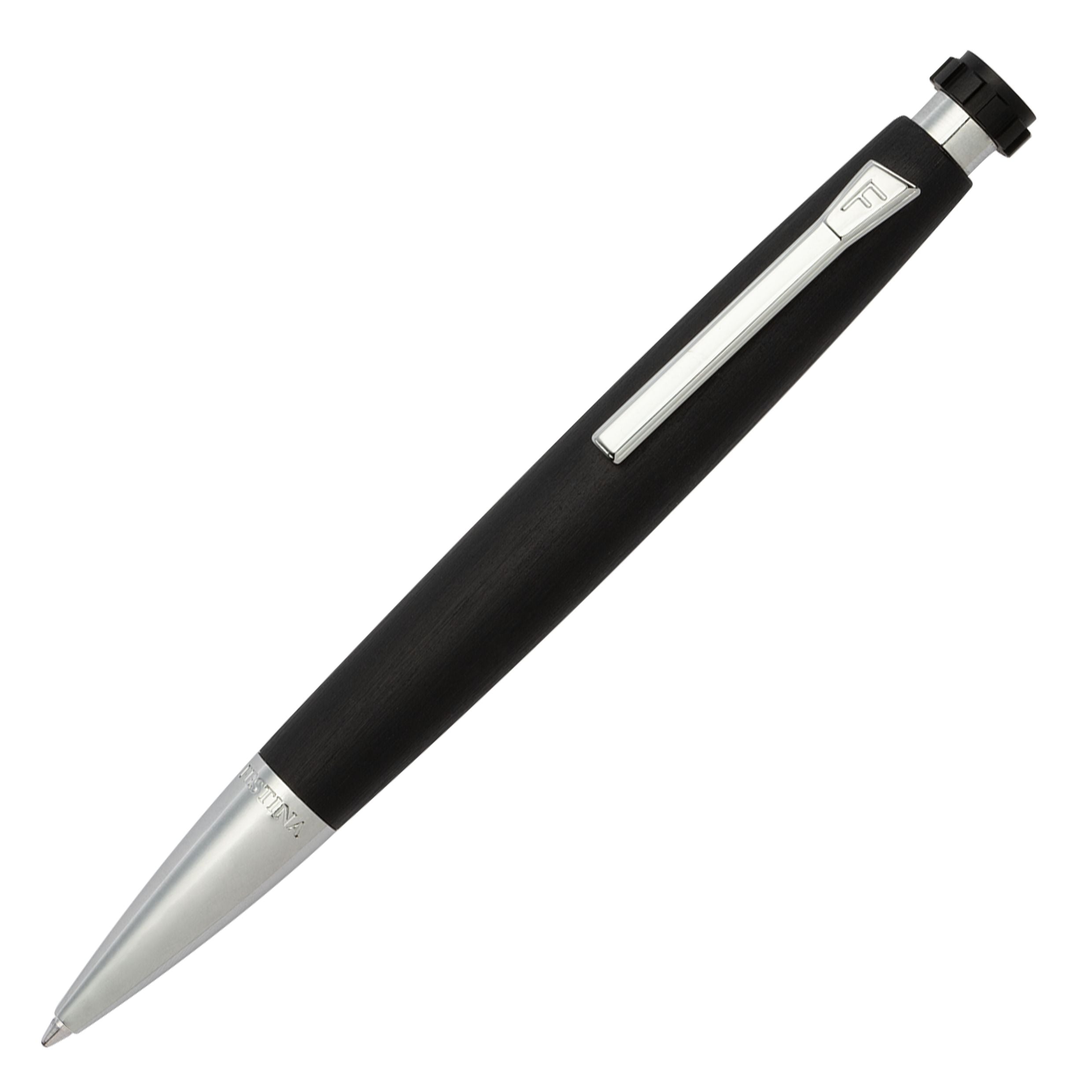 Ballpoint Pen Chronobike Classic Chrome Black