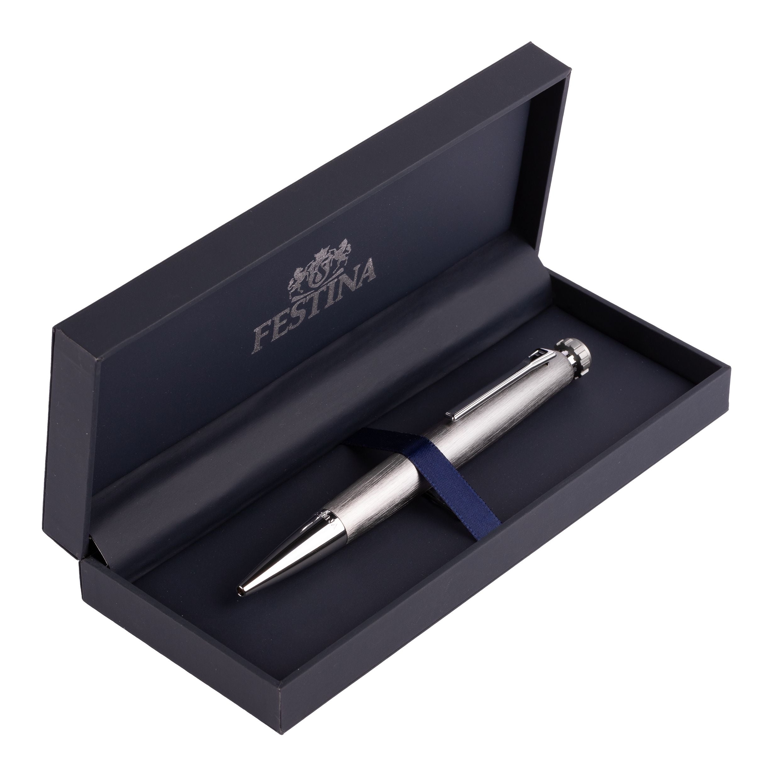 Ballpoint Pen Chronobike Classic Chrome Black