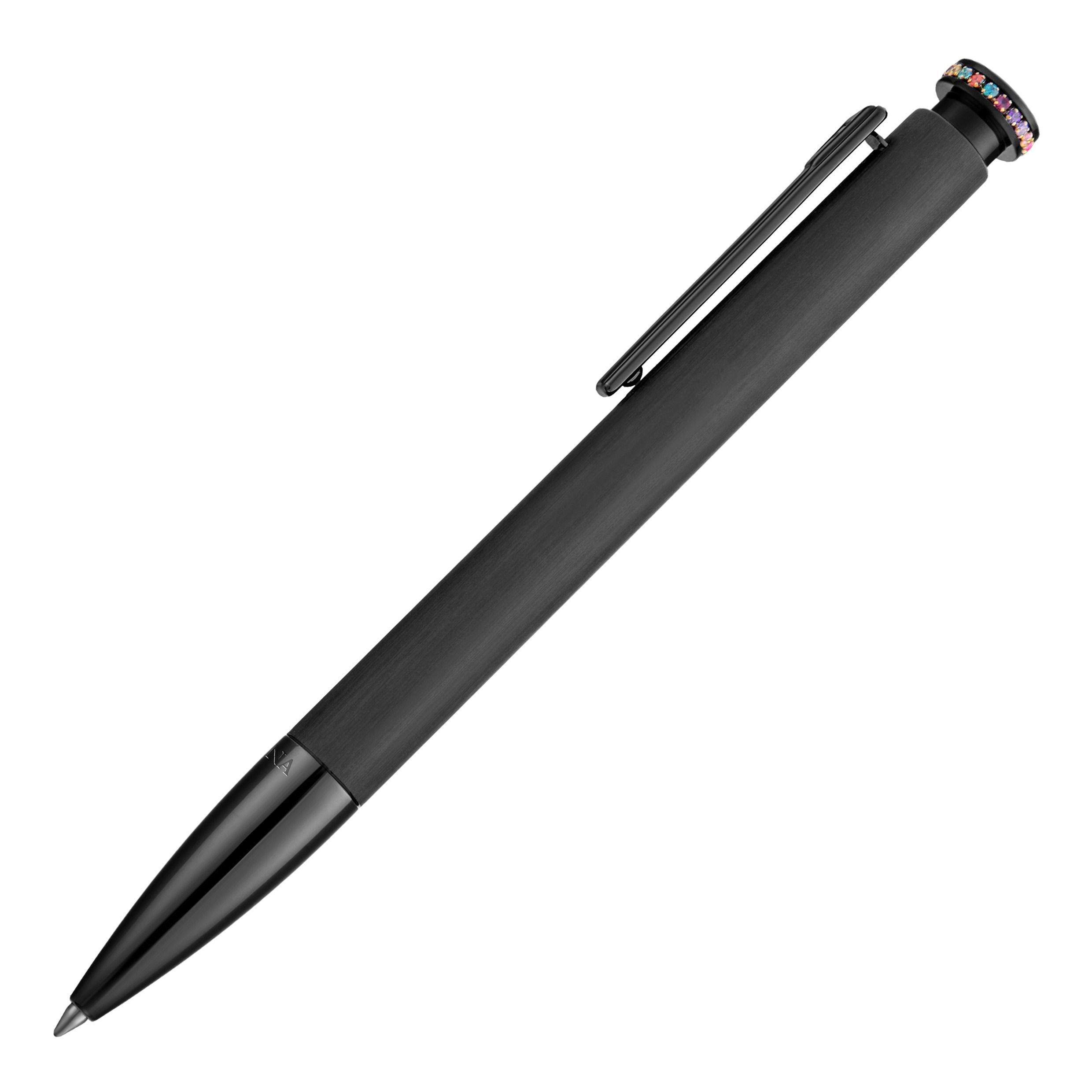 Ballpoint Pen Mademoiselle Rainbow Black
